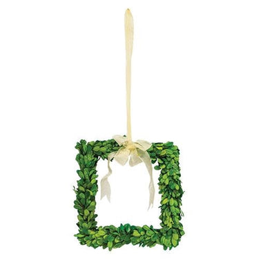 Preserved Boxwood Square Wreath, 10